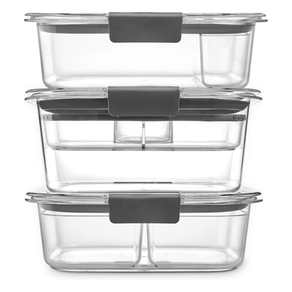 Meal Prep and Storage Containers with Airtight Lids