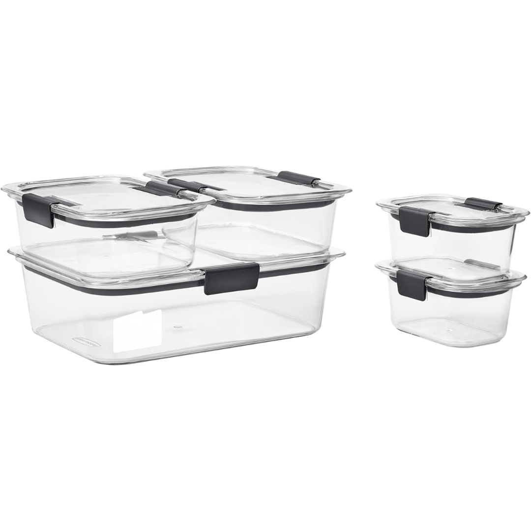 Meal Prep and Storage Containers with Airtight Lids