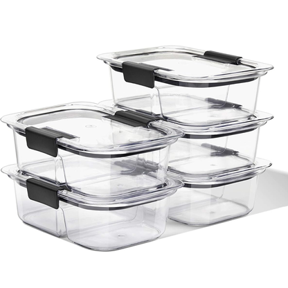 Meal Prep and Storage Containers with Airtight Lids