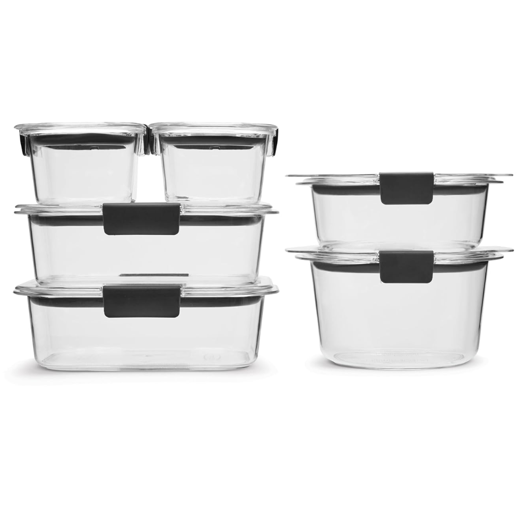 Meal Prep and Storage Containers with Airtight Lids