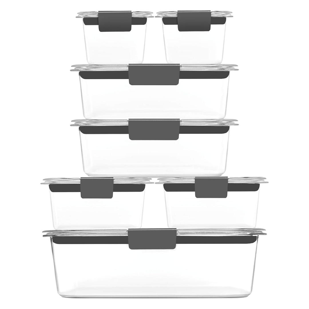 Meal Prep and Storage Containers with Airtight Lids