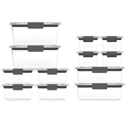 Meal Prep and Storage Containers with Airtight Lids