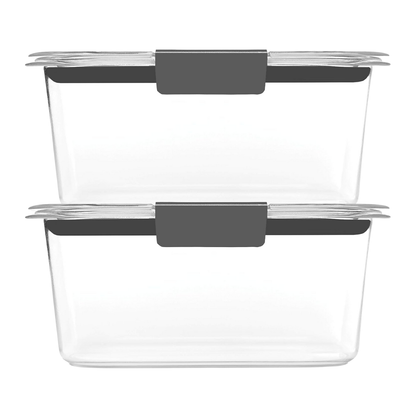Stackable Set of Leak-Resistant Airtight Food Storage Containers