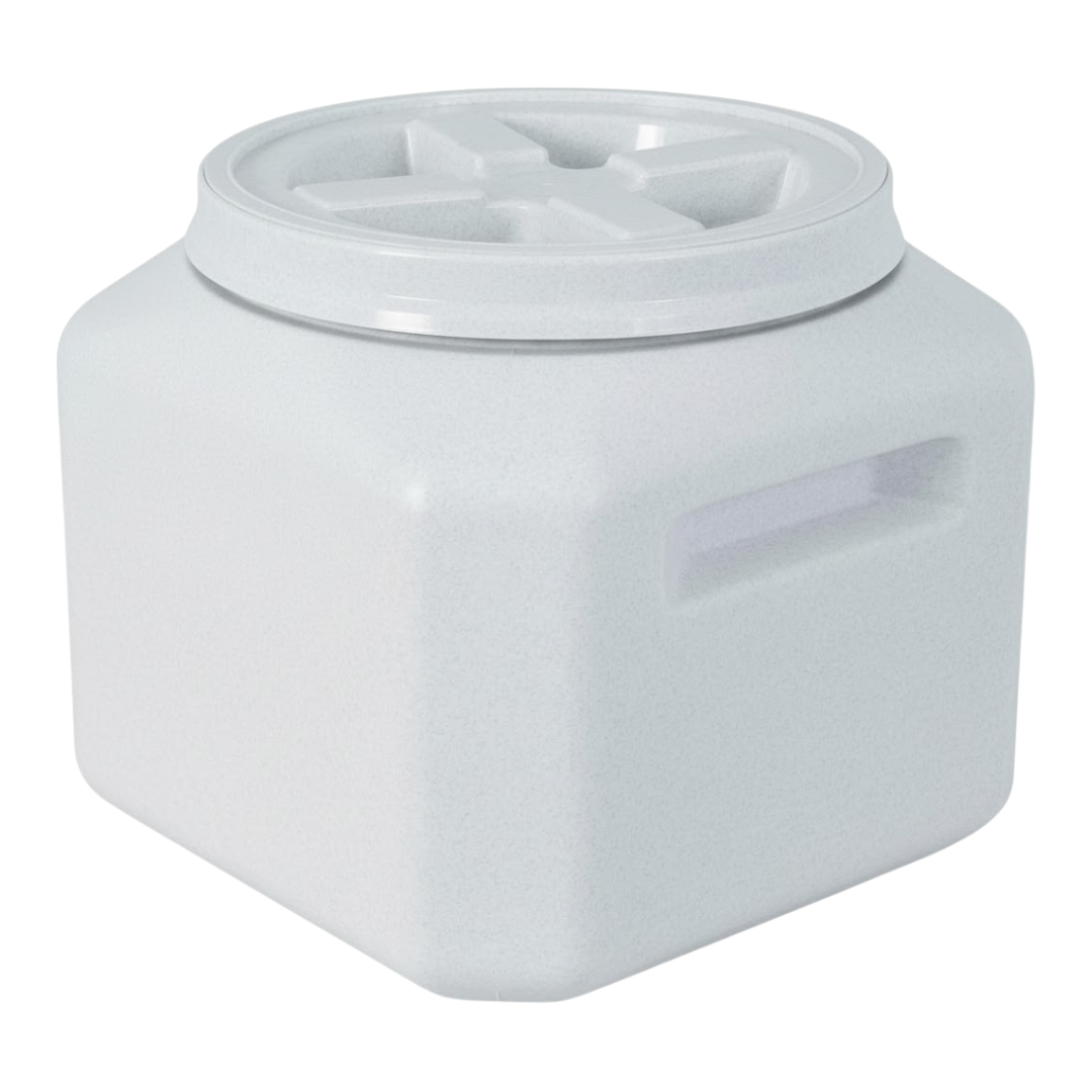 Multi-Size Pet Food Storage Bin with Twist Lock Lid – Airtight Seal
