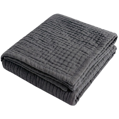 Breathable Muslin Cotton Blanket for Travel, Sofa, and All Seasons