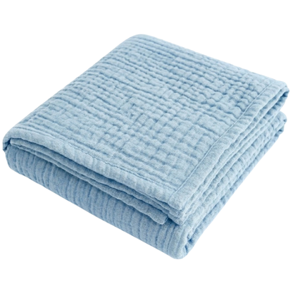 Breathable Muslin Cotton Blanket for Travel, Sofa, and All Seasons