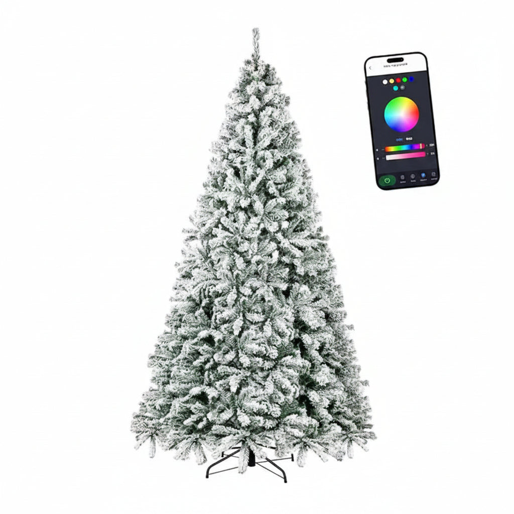 Ready-to-Use Festive Holiday Tree with Built-In Lights