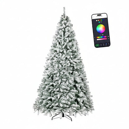 Ready-to-Use Festive Holiday Tree with Built-In Lights