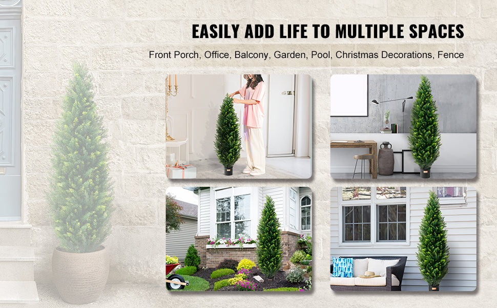 Cedar Faux Topiary Plant