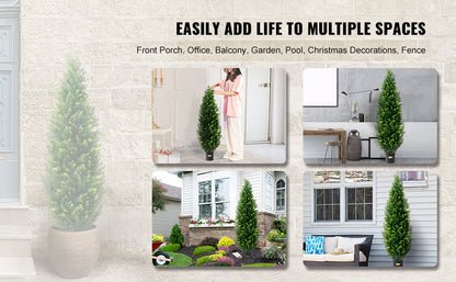 Cedar Faux Topiary Plant