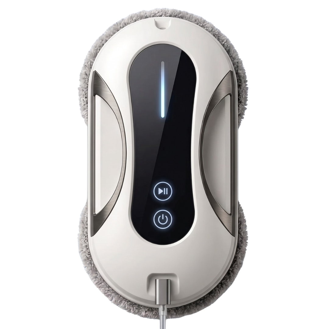 Robotic Window Cleaning Device with Dual Spray and Remote Control, 3000Pa