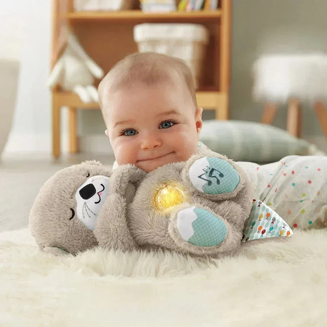 Plush Otter Toy for Calming Breathability