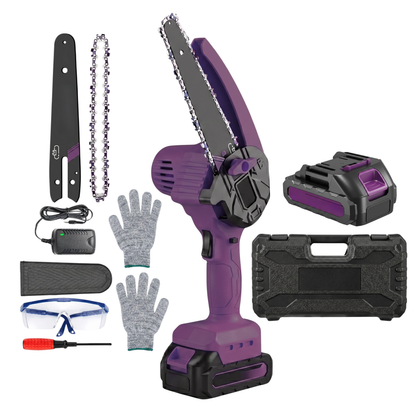 Mini Chainsaw Tool Set for Cutting Tree Branches – Battery Operated