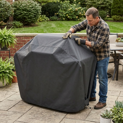 Gas Grill Cover for BBQ with Velcro Fastening - Various Sizes Available