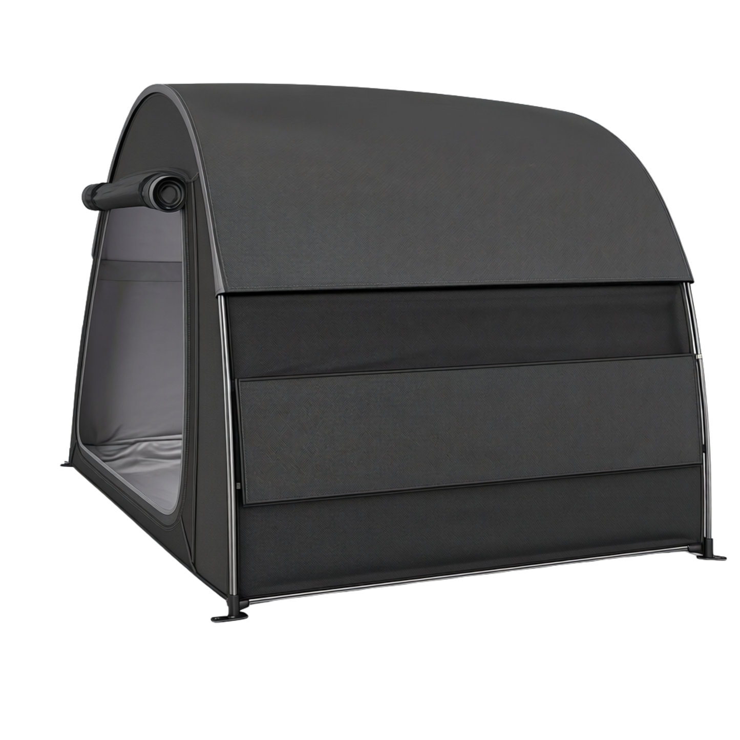 Outdoor Bike Shelter for 4-5 Bicycles with Rain Protection and Tool Organizer