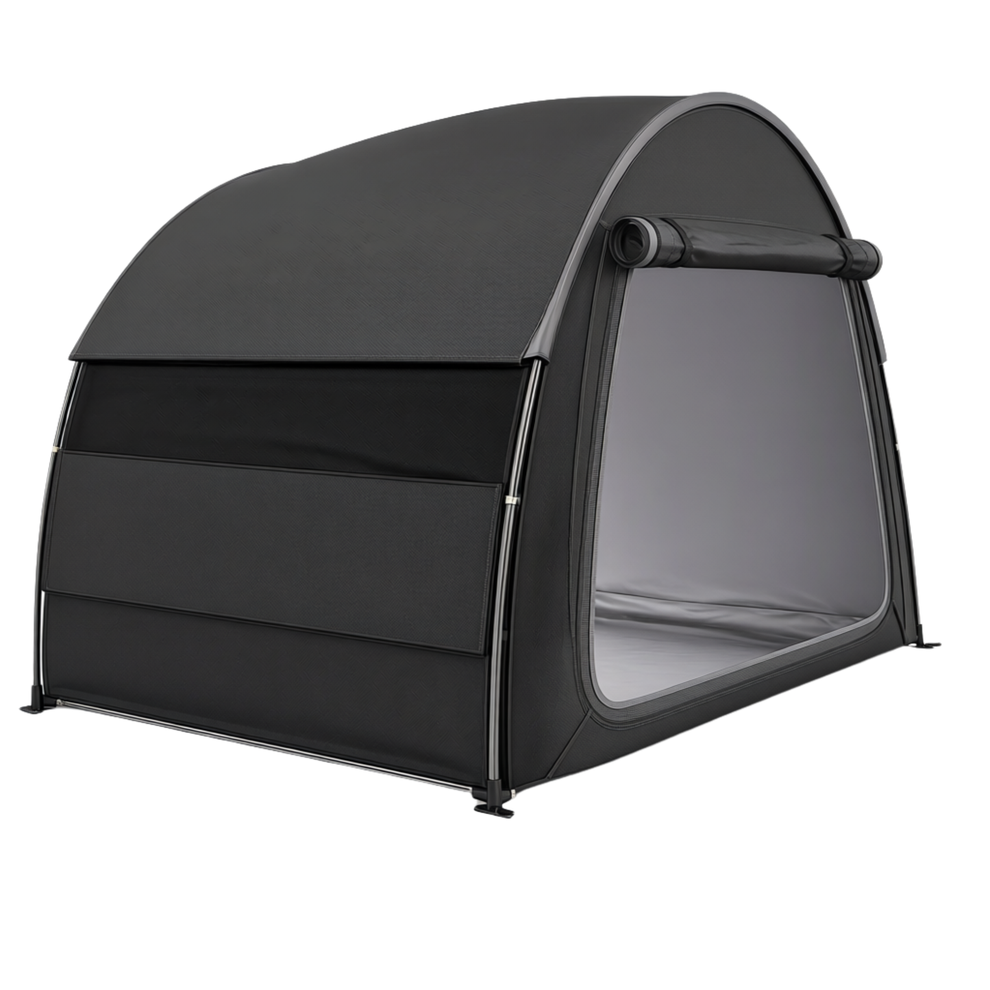Outdoor Bike Shelter for 4-5 Bicycles with Rain Protection and Tool Organizer