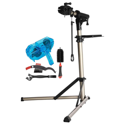 Folding Bicycle Repair Stand with Adjustable Clamp for Maintenance