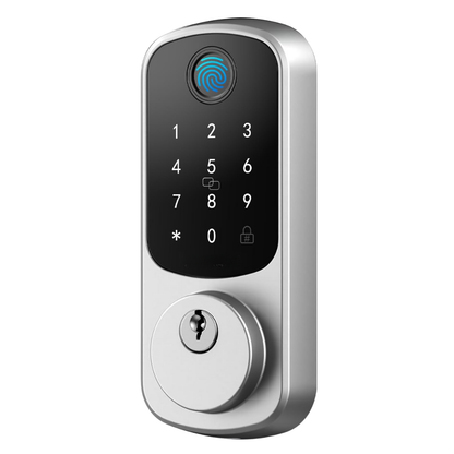 Fingerprint Door Lock with Mobile App Control and Key Entry