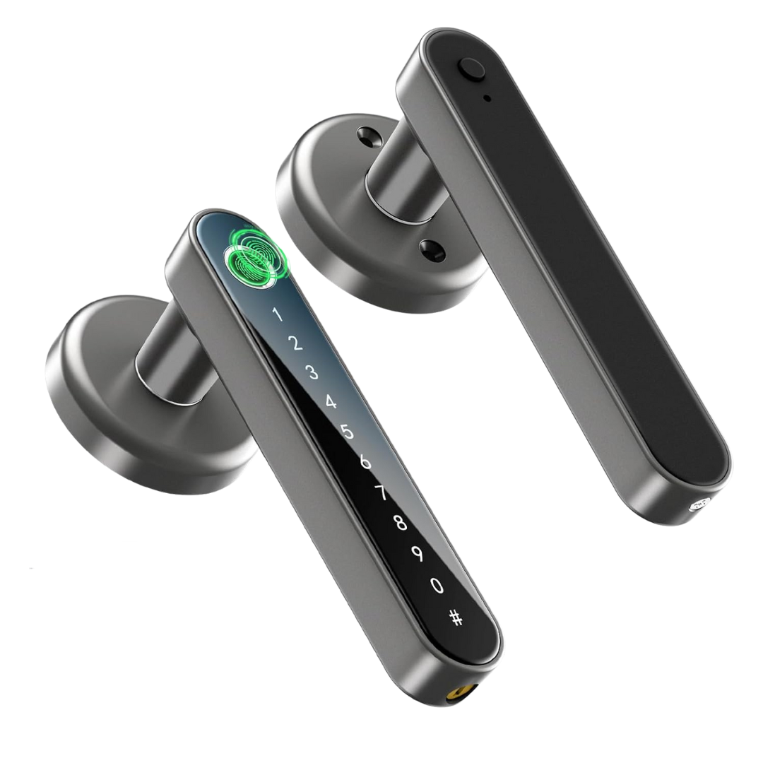 Smart Biometric Door Lock with Fingerprint, PIN, App Control, Auto-Lock