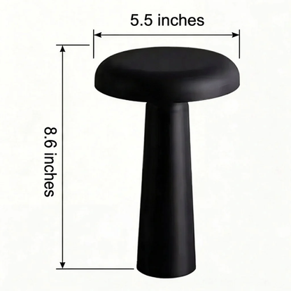 Rechargeable Table Lamp in Mushroom Design