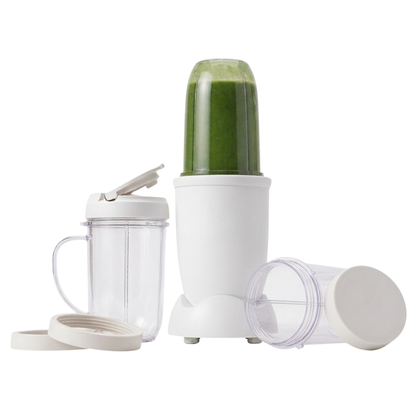 Smoothie and Sauce Blender Set with 3 Cups and Food Processor