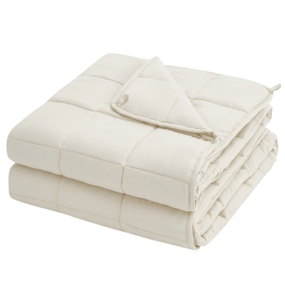 Cooling Blanket with Woven Fabric and Glass Bead Filling