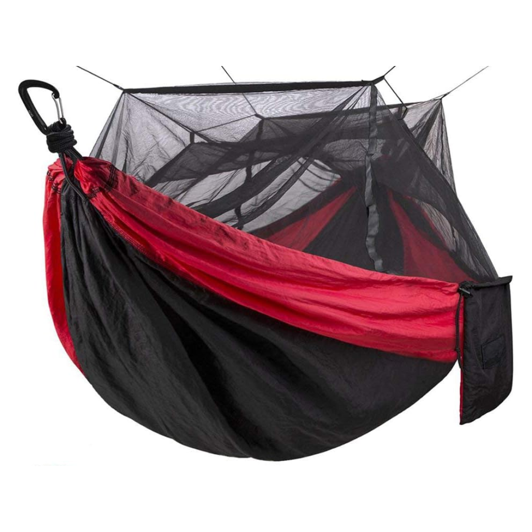 Outdoor Hanging Hammock with Mesh Netting, 78"x118