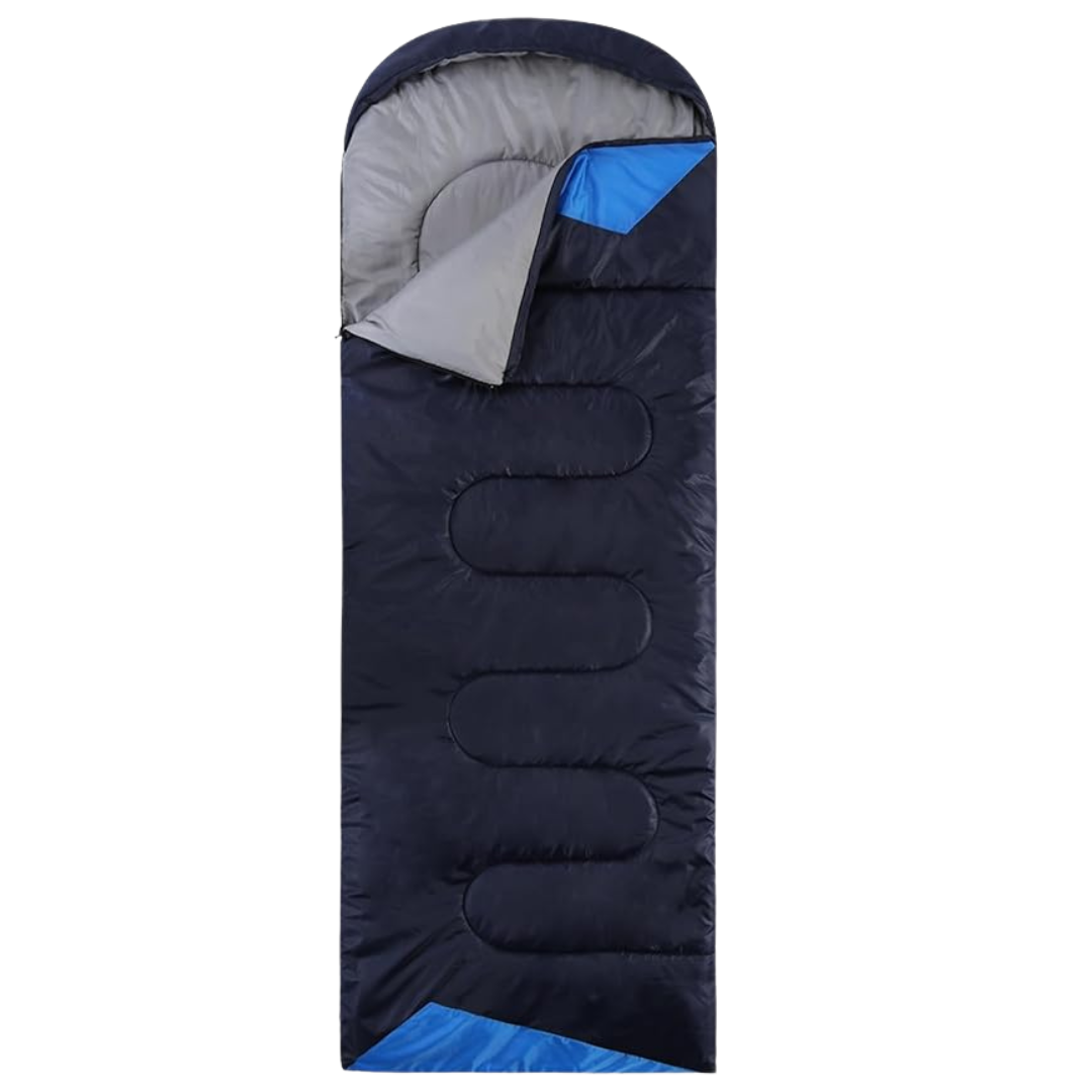 Cold-Weather Sleeping Bag with Waterproof Exterior for Camping