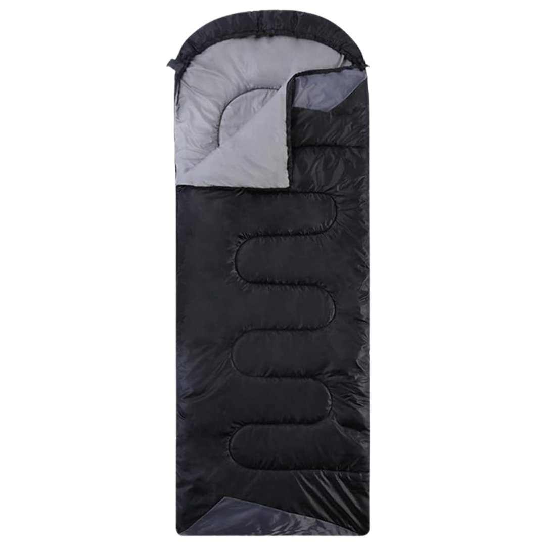 Cold-Weather Sleeping Bag with Waterproof Exterior for Camping