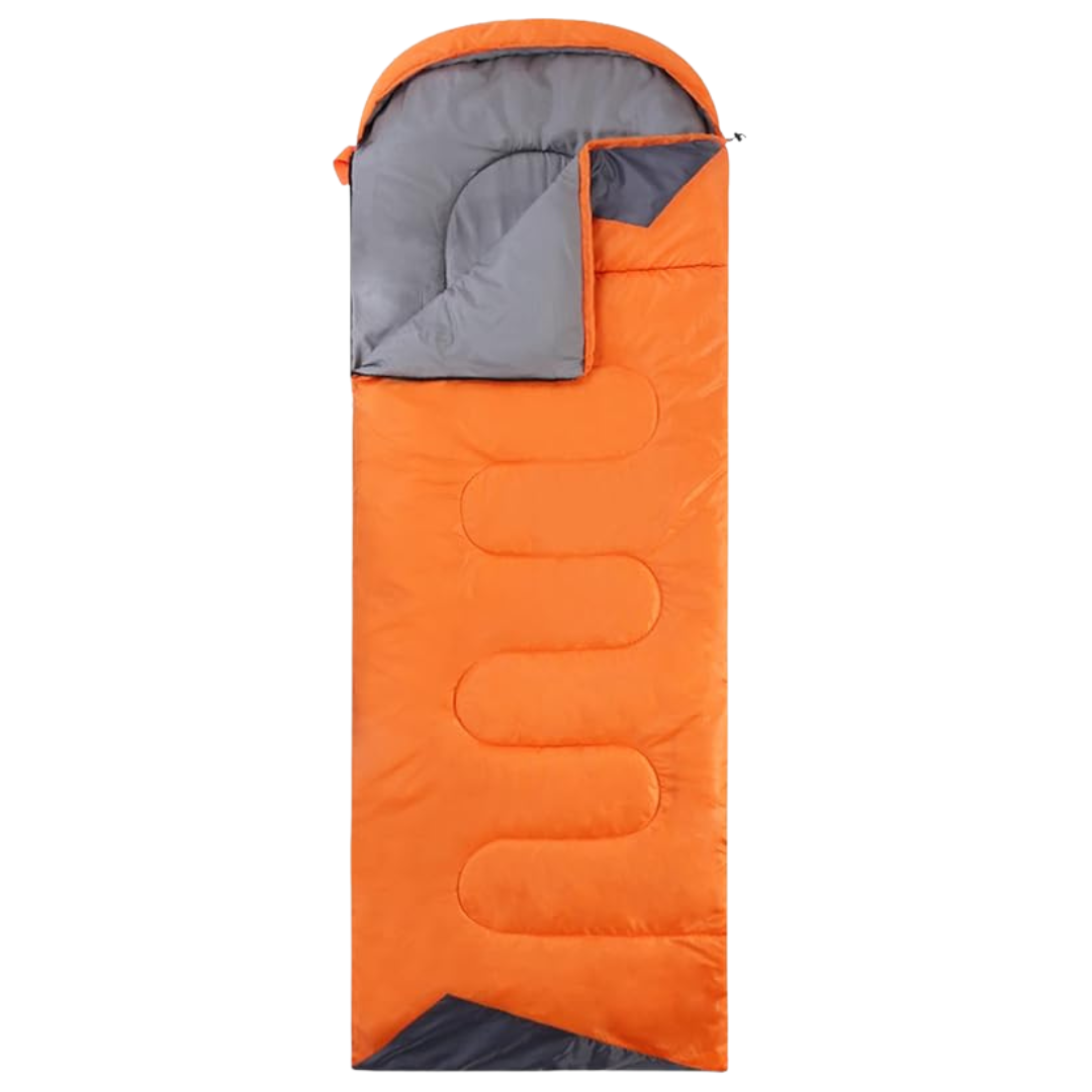 Cold-Weather Sleeping Bag with Waterproof Exterior for Camping
