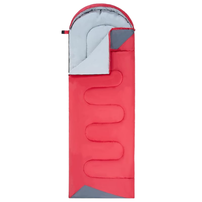 Cold-Weather Sleeping Bag with Waterproof Exterior for Camping