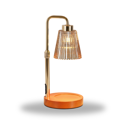 Adjustable Candle Warmer Lamp with Dimming Feature and 12-Hour Timer