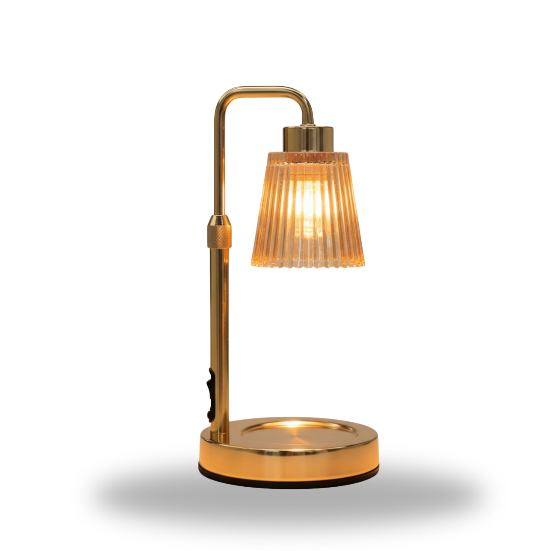 Adjustable Candle Warmer Lamp with Dimming Feature and 12-Hour Timer