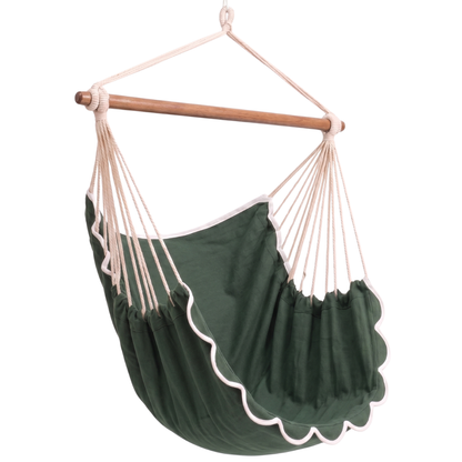 Hammock Chair Swing with Steel Rod for Outdoor Patio and Garden