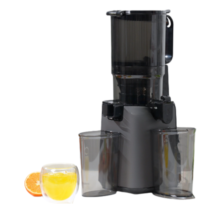 Juicer with Dual Strainers and 5.4-Inch Feed Chute for Cold Extraction