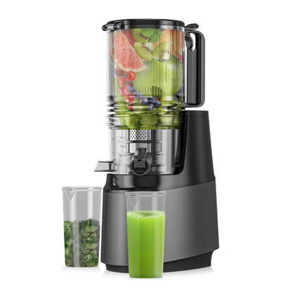 400W Cold Press Juicer with 50 RPM, 5.3-inch Feed and Reverse Function