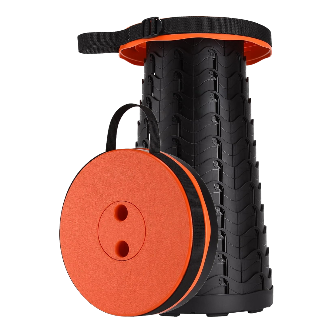 Adjustable Height Folding Stool – Collapsible for Various Uses
