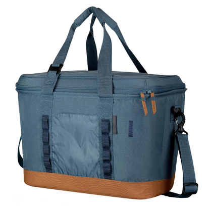 Folding Cooler Tote Bag with Insulation and Leak-Resistant Design