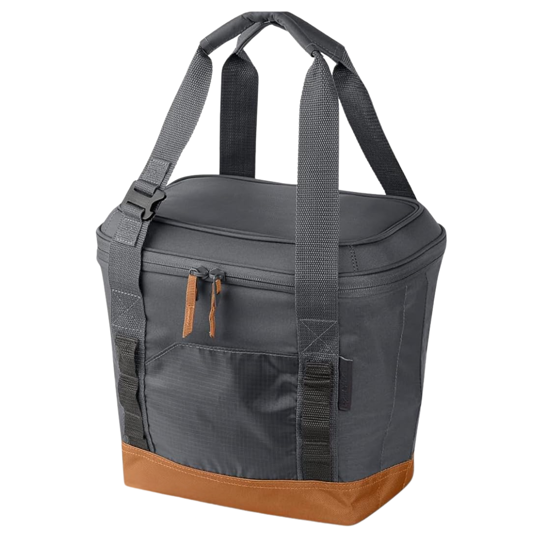 Folding Cooler Tote Bag with Insulation and Leak-Resistant Design