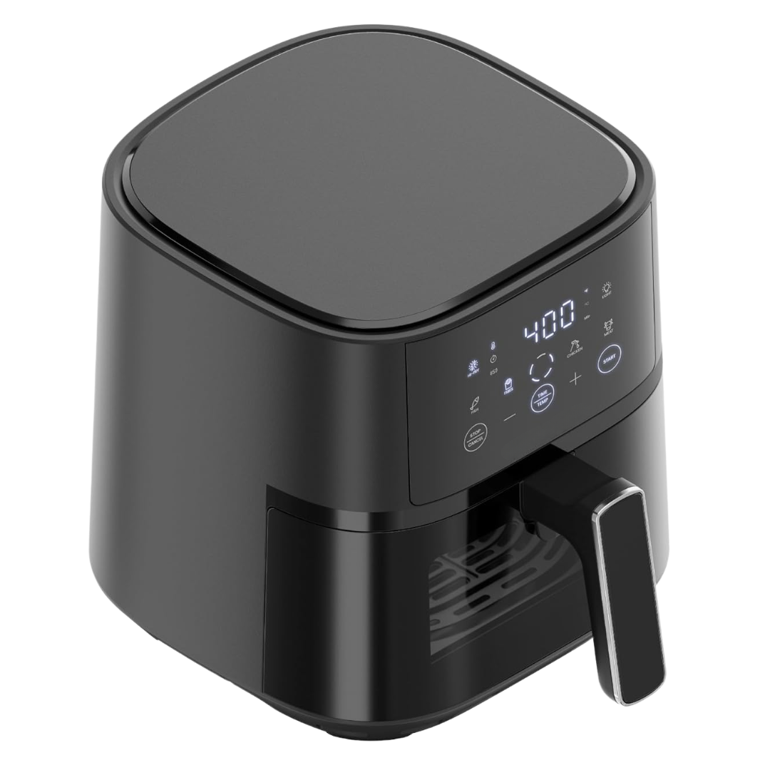 4QT Touchscreen Air Fryer with High-Temperature Cooking Technology