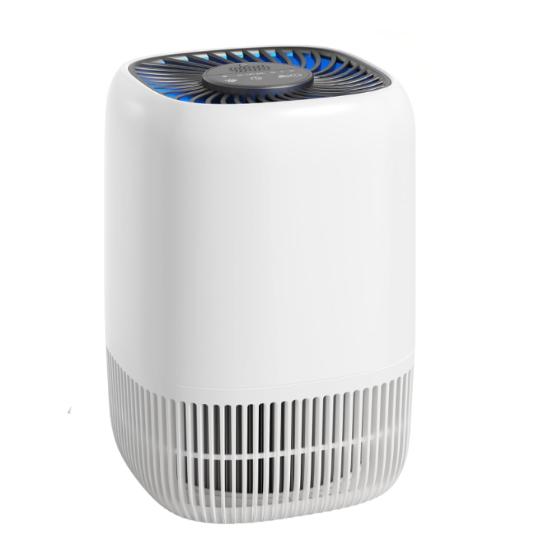 360° Intake Air Purifier with Touch Control and AC Power Supply