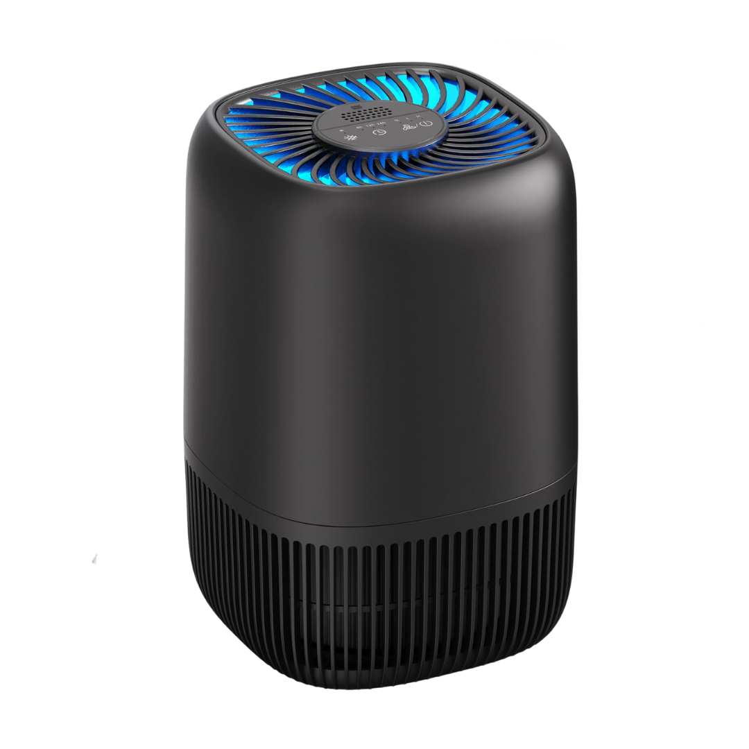 360° Intake Air Purifier with Touch Control and AC Power Supply