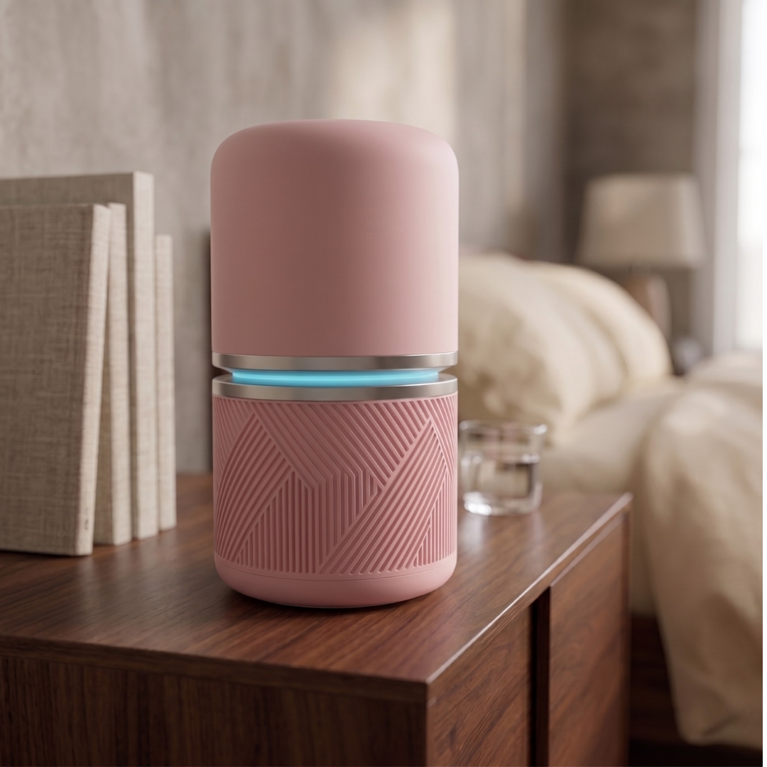 HEPA Air Purifier for 376 ft² – Compact Design with Timer and 3 Speeds