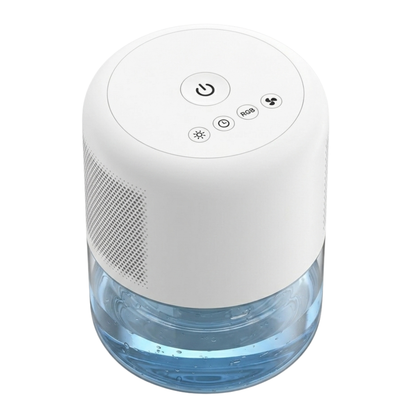 Portable Dehumidifier for Home Use with 44oz Water Tank Capacity