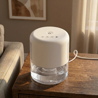 Portable Dehumidifier for Home Use with 44oz Water Tank Capacity