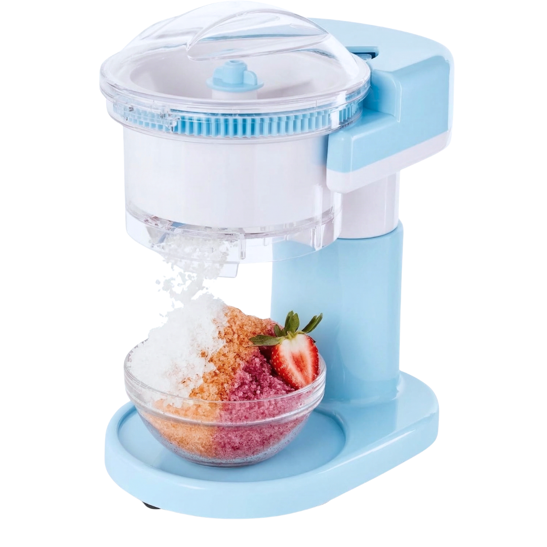 Portable Ice Shaving Machine with 1L Capacity and Stainless Steel Blades