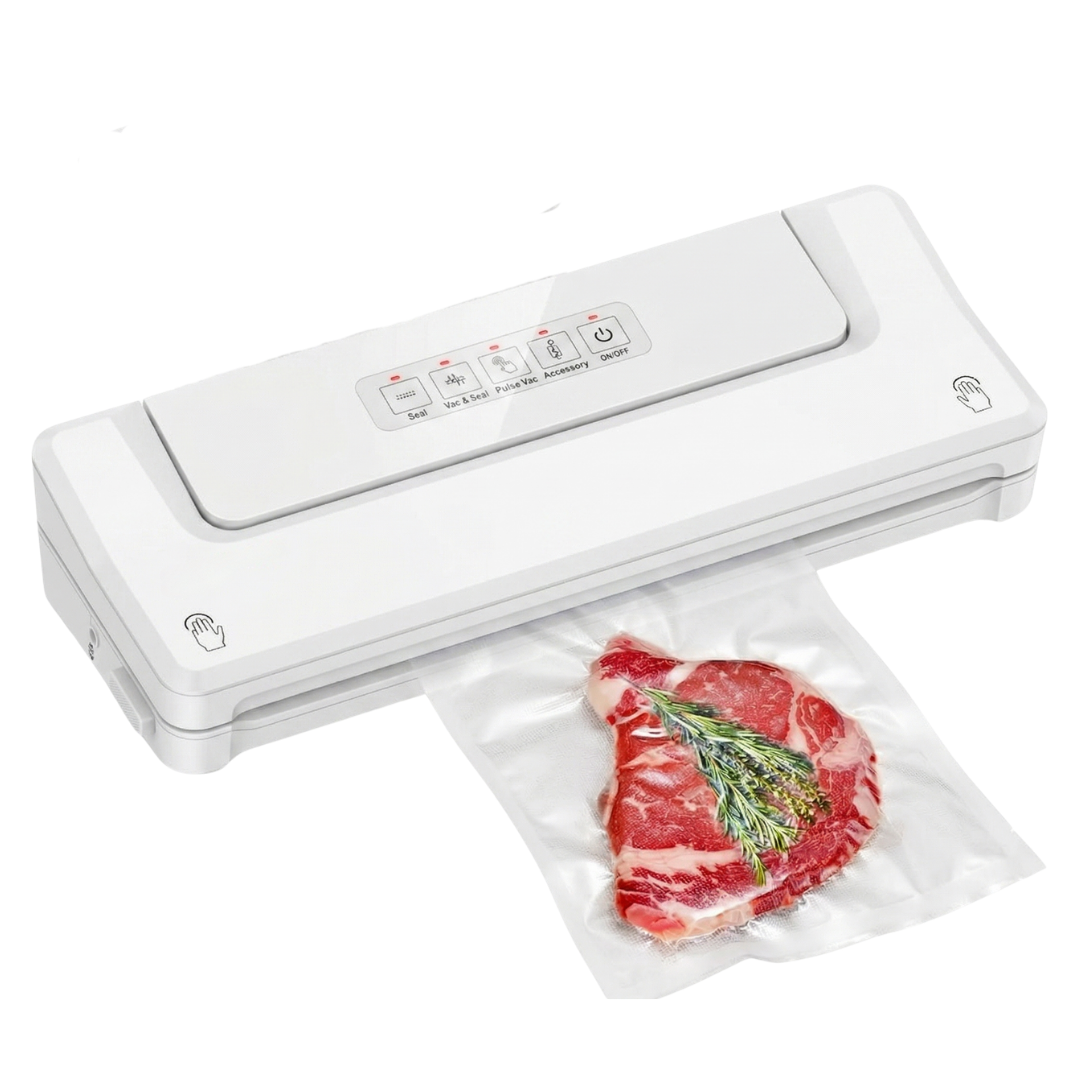 Vacuum Sealing Device with Various Settings and 5 Bags Included