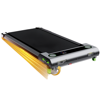 Walking Pad Treadmill with Manual Incline and LED Screen – Compact Design