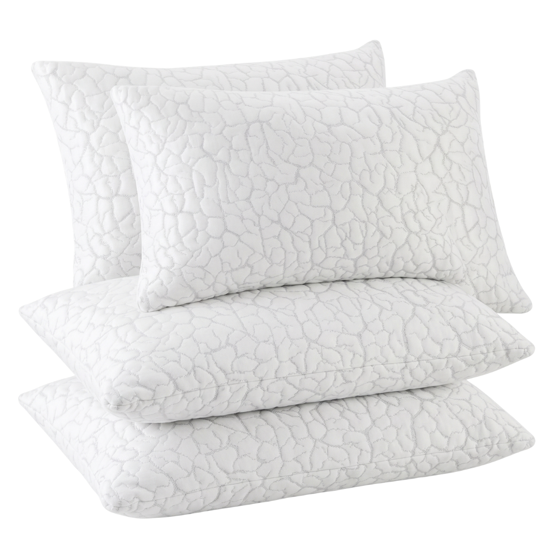 Adjustable Cooling Pillows with Shredded Foam Filling and Cover