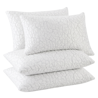 Adjustable Cooling Pillows with Shredded Foam Filling and Cover
